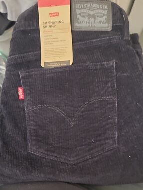 Levi's 311 Shaping Skinny Corduroy Jeans - Dark Blue